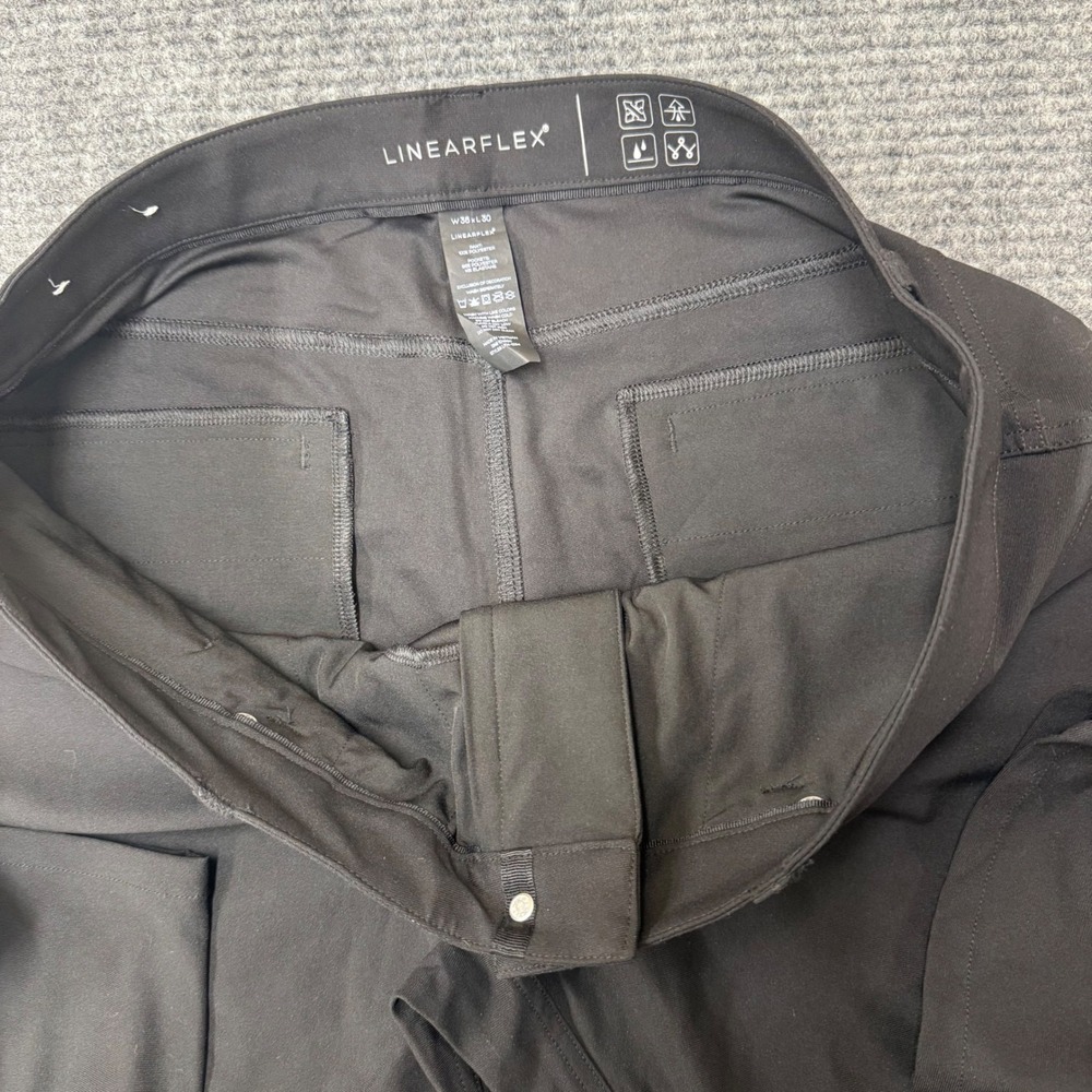 Linearflex Mens Black Performance Stretch Pants W… - image 7